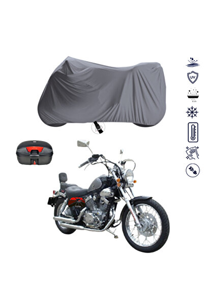 Teksin Bisan Roadstar 250 Motosiklet Brandası Su Geçirmez Kumaş Motor Brandası