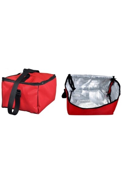 SRS CENTER Κόκκινη τσάντα μεταφοράς για πικ-νικ και κάμπινγκ με επένδυση από ...
