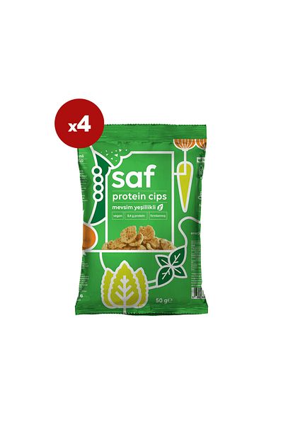 Saf Nutrition Protein Chips 50 g X 4 - Seasonal Greenery Set