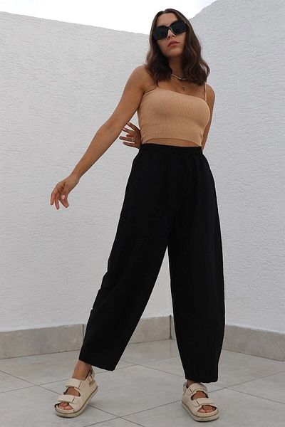 İkmal Elastic Waist Ayrobin Shalwar Trousers AKSP