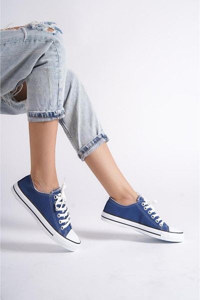 wefashion Short Denim Blue Gel Sole Sports Shoes