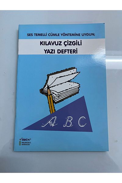 Örün Matbaa 3 blocuri de scris cu linii de ghidare - oblic (16,5X23,5CM)