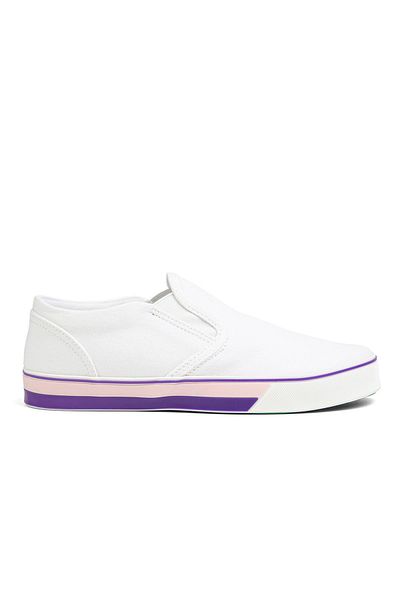 Benetton ® |   BN-30950- Liliac alb - Pantofi sport pentru damă