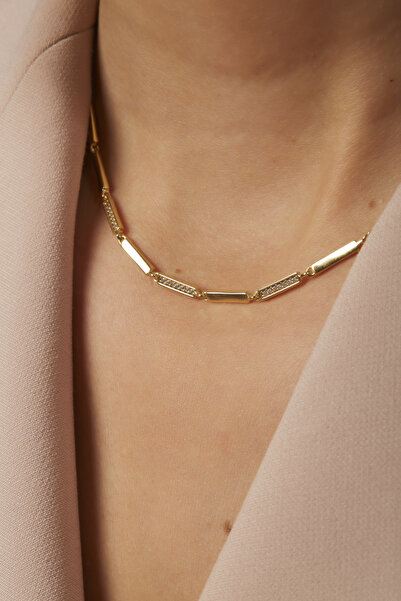 Joy of Jade Oya Kolye 1 Mikron 18 Ayar Altın Kaplama (925 Ayar Gümüş Üzerine)...