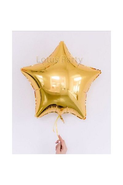 LOTUS PARTY 1 Piece - Gold Star Balloon 18inch