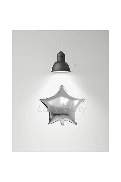 LOTUS PARTY 1 Piece - Silver Star Balloon 18inch