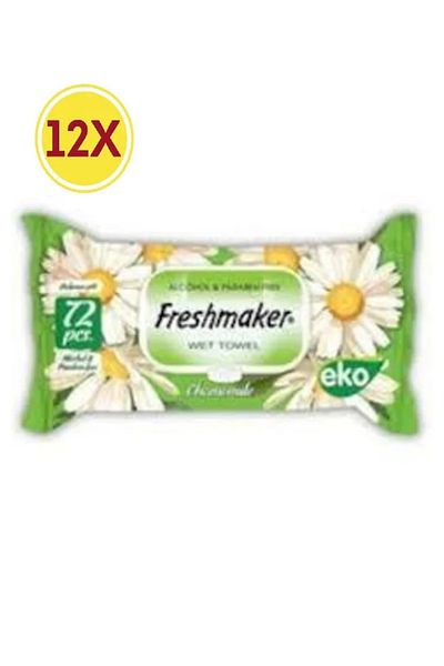 Freshmaker Wet Wipes Daisy 12 X 72Pcs