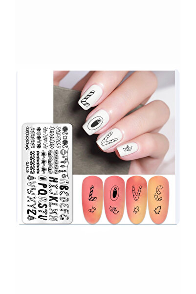 ALYA SİMİN Nail Art Stampa Plakası Stamper Desen Baskı Paleti