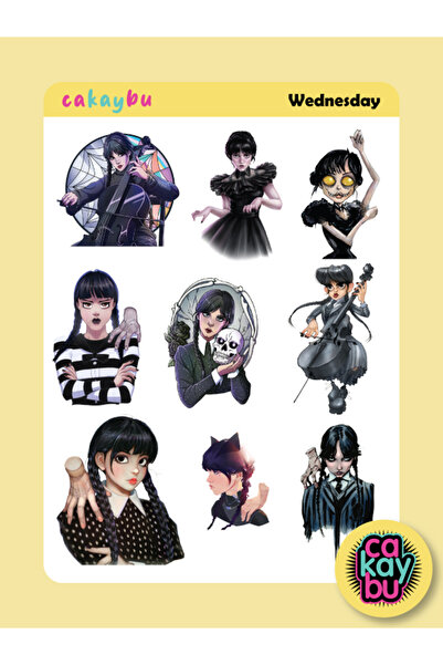 cakaybu Αυτοκόλλητο Τετάρτης Άνταμς