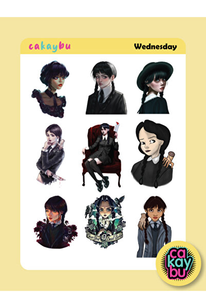 ca kay bu Αυτοκόλλητο Τετάρτης Άνταμς