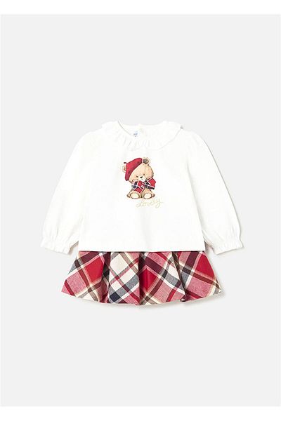 MAYORAL Girl Baby Skirted Set Red 2995
