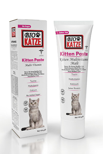 BİOKATZE Biokatze Kitten Paste Yavru Ve Anne Kediler Için Multivitamin Malt M...