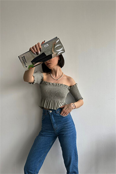 oshebu Haki – Bluză pentru femei Gipeli Modanna cu guler