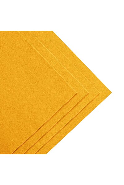 garaccu Açık Turuncu Kalın Keçe 3 mm Kalınlığında 50x50 cm Ölçülerinde Hobi Keçe