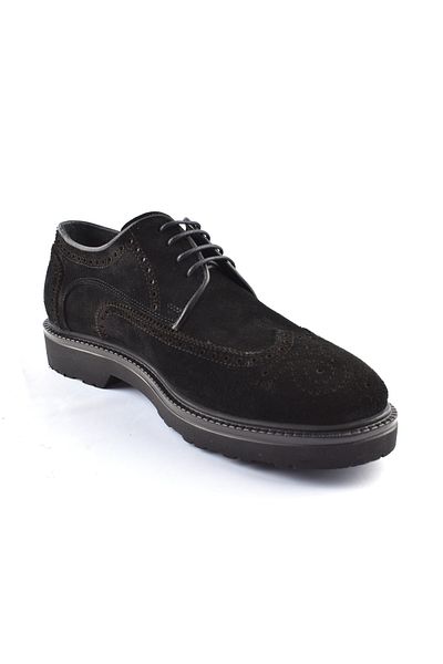 Pierre Cardin PC-241041 Suede Shoes - Μαύρο, Μοντέλο 41