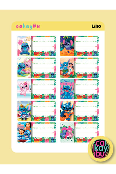 cakaybu Autocolant Lil10 pentru caiete școlare