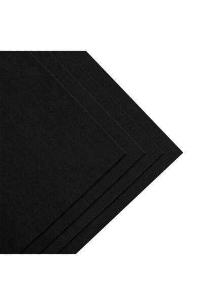 garaccu Siyah Kalın Keçe 3 mm Kalınlığında 50x50 cm Ölçülerinde Hobi Keçe