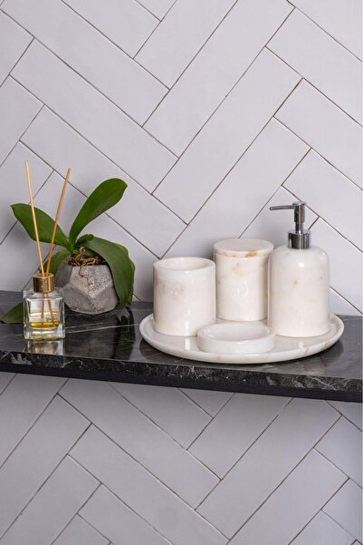 dreamworkstone Mermer Banyo Seti