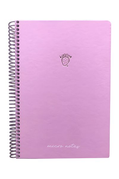 Gıpta Micro Notes Spiral Unlined Hard Cover Notebook 100 Sheets 17x24