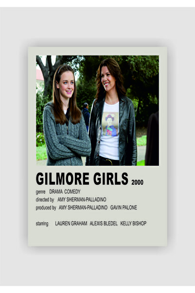 fırsatlar diyarı Gilmore Girls Dizi Duvar Posteri - Kalın Kağıt - Çerçevesiz