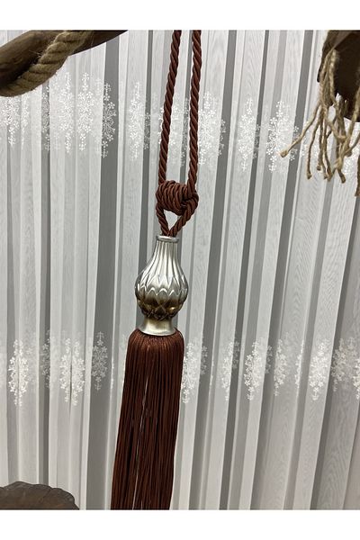Akcan Brick Color Silver Vase Long Braçol