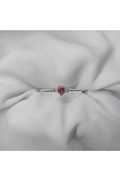 Suean Accessories Kalp Taşlı Kelepçe Bileklik