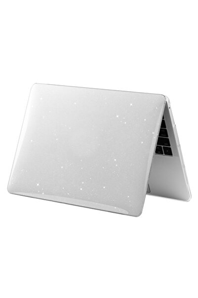 AktarMobile Macbook Pro 16 M1 2021 A2485 - M2 2023 A2780 - M3 2024 A2991 Uyumlu Simli Kapak Koruyucu Kılıf