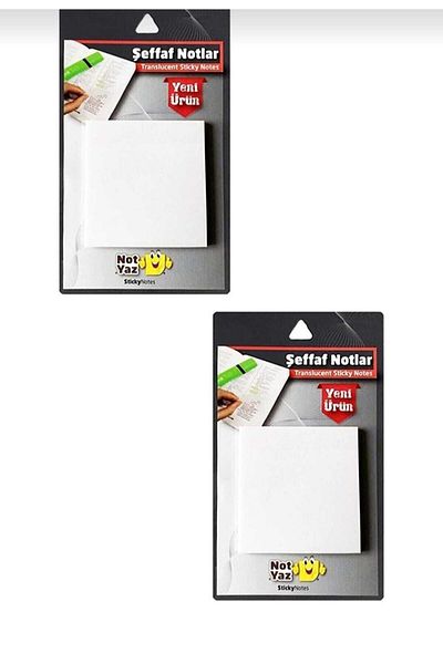 NotYaz Transparent Sticky Note Paper 2 Pack