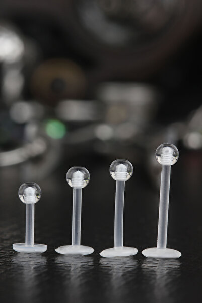 depozoom Bioplastik Ilk Delim Kıkırdak Tragus Helix Uyumlu Labret Piercing