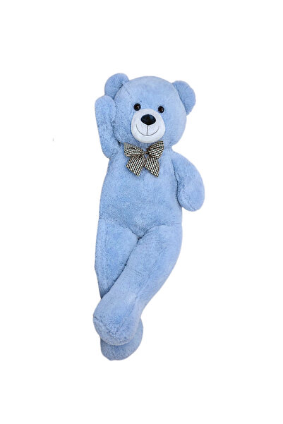 Sole 90 Cm Papyonlu Peluş Ayı - % 100 Yerli Pelüş Papyonlu Ayıcık