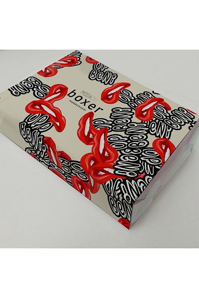 modacix Men's Gift for Lover Kiss Me Boxers - Gift for Wife Underwear, Fun Boxer