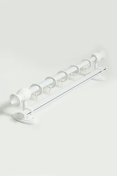 TİEBACK Single Rail Wooden Rustic Curtain Hanger - Rustic Pipe 150 cm