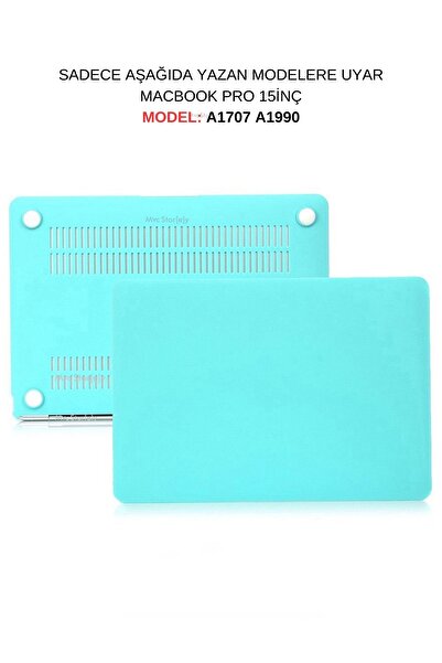 Mcstorey Macbook Pro Kılıf 15inç Mat Flu (TOUCHBARLI 15" PRO 2016-2019) A1707...