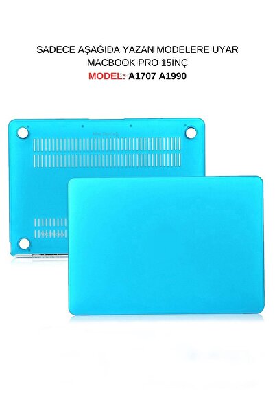 Mcstorey Macbook Pro Kılıf 15inç Mat Flu (TOUCHBARLI 15" PRO 2016-2019) A1707...