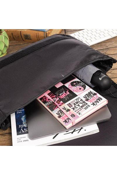 Touz Geantă neagră unisex cu imprimeu din seria Kpop Blunt Blunt BTS Dynamite
