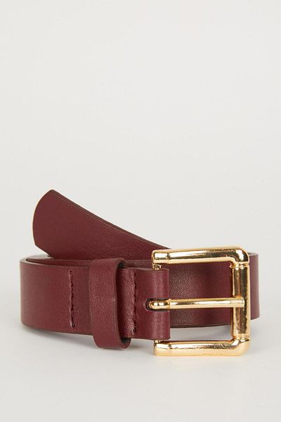 Burgundy Women Belts Suspenders Styles Prices Trendyol