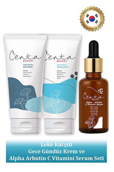 C'enta Beauty Leke Karşıtı Gece Gündüz Krem Ve Alpha Arbutin C Vitamini Serum...