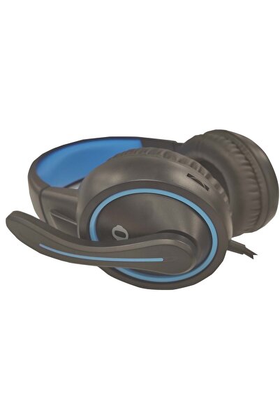 Snopy Sn-gx1 Ergo Siyah/mavi 3,5mm Gaming Oyuncu Mikrofonlu Kulaklık