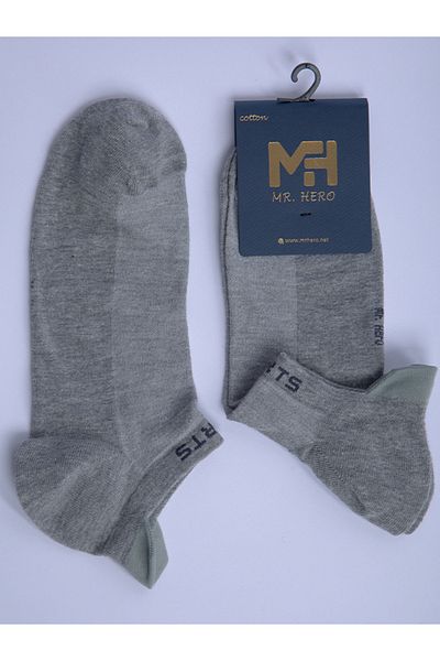 MRHERO 1077 Сиви 6-комплекта памучни унисекс спортни чорапи