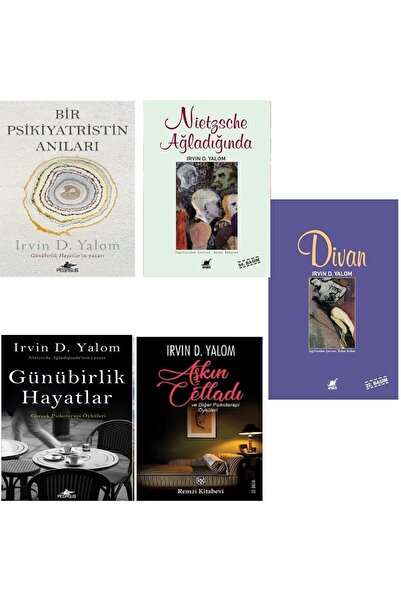 Ayrıntı Yayınları Nietzsche Ağladığında - Aşkın Celladı - Divan - Bir Psikiyatristin Anıları - Günübirlik Hayatlar