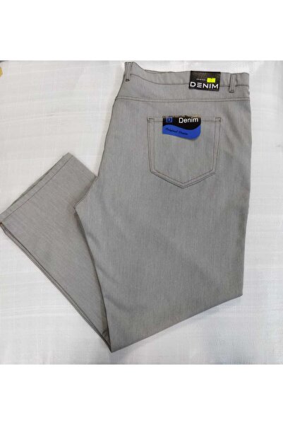 Denim Παντελόνι Super Battal Πολυβισκόν Μεγάλο Μέγεθος
