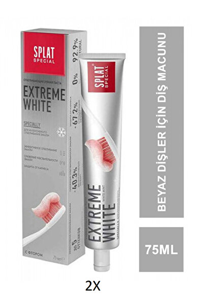 Splat Extreme White 75ml Toothpaste (2 PCS)