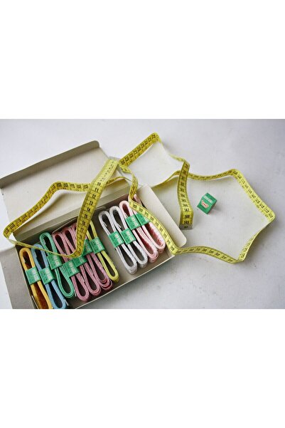 SEVMAK Butterfly 150cm Terzi Mezura Renkli (12 Adet)