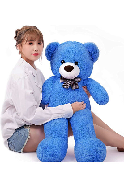 Sole 80 Cm Rengarenk Papyonlu Peluş Ayıcık + %100 Yerli