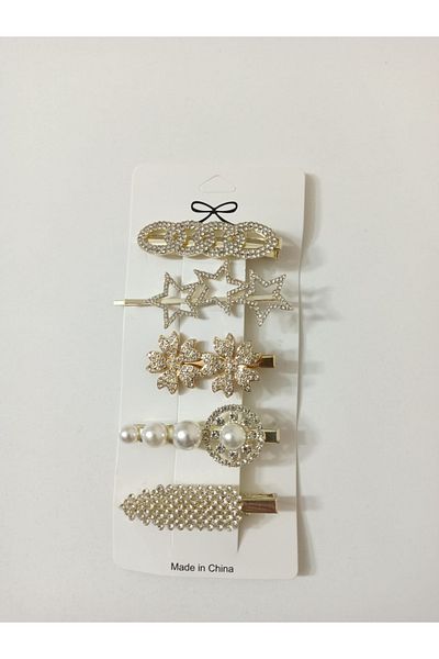 Alanç Gift Set cadou pentru Ziua Îndrăgostiților, Ziua Nașterii, Ziua Mamei Seria specială Set de agrafe de păr cu design perlat