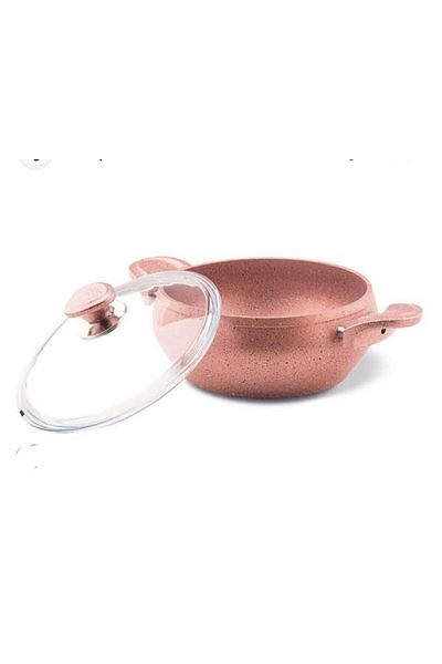 Özkent OZKNET 28 CM CARDIGAN GRANITE COOKER - ROSA COLOR