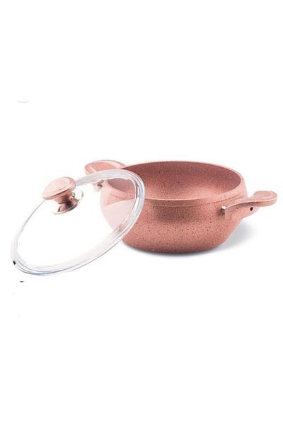 Özkent 24 CM POWER GRANITE COOKER - ROSA/ROSE