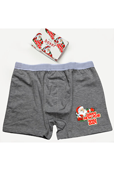 modacix Muški poklon Siva Srećna Nova Godina Zabavno Smešno bokserice Dizajn ...