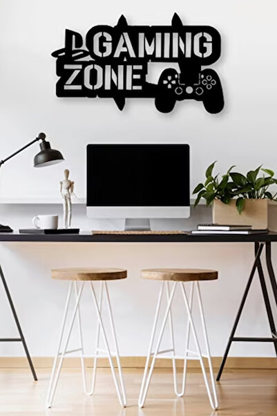 Genel Markalar Gaming Zone Playstation Oyuncu Duvar sanat Tablo Hediyelik Eşy...