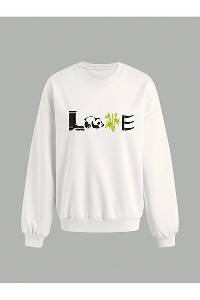 Adrift Coke серия Letter Graphic Drop Shoulder Sweatshirt